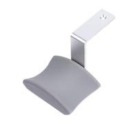 VILLCASE Soporte para Auriculares con Adhesivo y Tornillo, Gancho Ajustable con Almohadilla de Silicona Gris para Escritorio, Compatible con Auriculares de Diversos Tamaños, Adecuado para