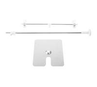 VILLCASE Soporte para Fondo de Fotografía en Forma de T, Marco Pequeño de Acero Inoxidable Ajustable para Mesa, Soporte Portátil para Fotos de Productos y Naturaleza Muerta, Uso