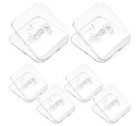 VILLCASE Soportes Transparentes para Empapadores para Perros, 6 Unidades, ABS, con Adhesivo, para Entrenamiento De Orina En Interiores, Mantiene La Casa Limpia, Suministros para