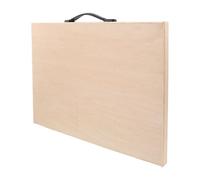 VILLCASE Tablero de Dibujo Ligero para Estudiantes de Arte de Madera Mango Metálico, Compatible con Diferentes Técnicas, Fácil de Transportar y Almacenar en Interiores y Exteriores