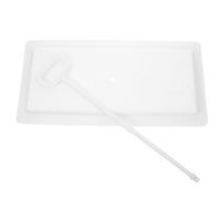VILLCASE Tapa de Inodoro en Cuclillas de Pp Bloqueo de Olores y Cobertura Resistente para Inodoros de Baño, Adecuado para Accesorios de Cuarto Baño