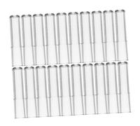 VILLCASE Tapas para Puntas De Lápiz Transparentes 50 Unidades, Cubiertas Protectoras De Plástico, Extensores De Lápiz para Uso Escolar y Doméstico, Seguras para Niños