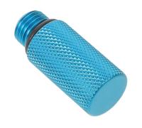 VILLCASE Tapón de Presión de Aluminio 3/8-24 Azul Tapón de Ajuste Manual para Mantenimiento de Regulador de Buceo Conector de Manguera de Buceo para Evitar Fugas y Viaje Ligero