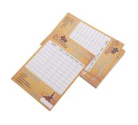 VILLCASE Tarjetas de Juez de Cata de Vinos Tarjetas de Cata de Vinos 30 Pcs Papel Evaluación Estructurada y Recopilación de Comentarios y Aficionados y Reuniones Elegantes
