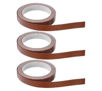 VILLCASE Tiras Autoadhesivas para Bordes de Muebles Madera de Diseño Veteado Realista, Cinta Reparadora para Decoración de Muebles, 2 Cm X 10 M, 3 Rollos, Uso Bricolaje y Protección