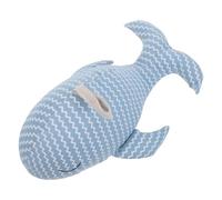 VILLCASE Tope de Puerta Decorativo de Ballena Azul Oscuro, Bloqueador de Viento Suave de Tela, Diseño Compacto para Interior, Accesorio Funcional y Divertido Hogar, Protección Anticolisión