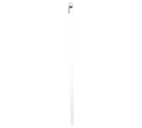 VILLCASE Varilla Moderno Inoxidable para Acrílica y Cortina Acero Suave y Protección, Diseño Minimalista Extensibles Adecuado para Cortinas en Ventanas