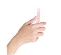 VILLCASE Varita de Masaje Gua Sha de Cuarzo Rosa Natural, Herramienta Facial Pequeña y Ligera para Ojos y Cuerpo, Masajeador Modelador para Spa en Casa y Viaje, Herramienta de Bienestar