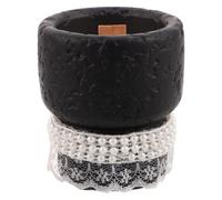 VILLCASE Velas Aromáticas Artesanales de Yeso y Cera Negras Fragancia Duradera para Decoración del Hogar y Regalos de Cumpleaños