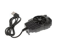 VILLCASE ventilador del radiador teléfono inteligente enfriamiento móvil frío ventilador ultra silencioso soporte de juego de teléfono disipador de calor del teléfono Black