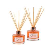 Ville de Grasse SENSAODOR, Ambientador, Mikado 100ml, Empresas, Hogar, Ambientación y Decoración (Frutos Rojos, Pack 2 (200ml))