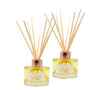 Ville de Grasse SENSAODOR, Ambientador, Mikado 100ml, Empresas, Hogar, Ambientación y Decoración (Vainilla, Pack 2 (200ml))