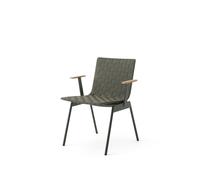 Ville Silla De Jardín Con Reposabrazos AV34 Bronce Verde