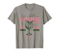 Villefranche-sur-Mer La vida es mejor en la Riviera Francesa Francia Camiseta