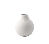 Villeroy & Boch 10-1681-5516 Collier Blanc Jarrón Perle No. 3, Porcelana, Blanco, Pequeño