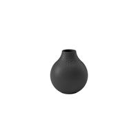 Villeroy & Boch 10-1682-5516 Collier Noir Jarrón Perle No. 3, Porcelana, Negro, Pequeño