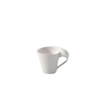 Villeroy & Boch 10-2525-1420 1025251420 Taza de Moca,Espresso de Onduladas Formas, 0.08 l, Porcelana, , Tazza da caffè espresso,Blanco, 26x13.5x5.3cm
