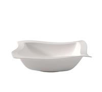 Villeroy & Boch 10-2525-3320 Ensaladera Tazón Grande, Porcelana, Blanco, 33 x 33 cm