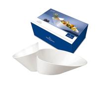 Villeroy & Boch 10-2525-6500 NewWave Cuenco Doble Eye-Catcher,Doppia Scodella, Porcelana, Blanco