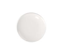 Villeroy & Boch 10-4264-2640 NewMoon Plato de Desayuno (Porcelana, Apto para lavavajillas, 24 cm), Color Blanco, Porcelain Premium,Plato de desayuno (24 cm)