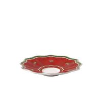 Villeroy & Boch 14-8585-1311 Platillo para Taza Toy's Delight, para Navidad, 16,5 cm, Porcelana, Rojo, Té o Café