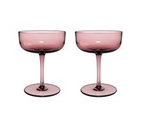 LIKE BY VILLEROY & BOCH Juego de copas de champán de 2 piezas LIKE Grape baya