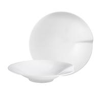 Villeroy & Boch Passion Platos para pasta grande, Set de 2, 30,5 cm, Porcelana , Blanco, 2 piezas