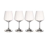 Villeroy & Boch Ovid Copa Vino Tinto Juego De 4 Claro, Apto Para Lavavajillas, Juego Copas De Vino, Set Copas Para Vino, Copas Vino Tinto Cristal Grandes , Vidrio De Cristal