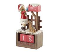 Villeroy & Boch - Accesorios de Collage de Invierno, Chica de Calendario, Multicolor, 12,5 x 8 x 22,5 cm