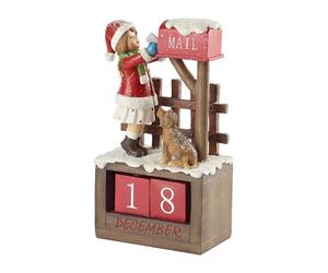 Villeroy & Boch - Accesorios de Collage de Invierno, Chica de Calendario, Multicolor, 12,5 x 8 x 22,5 cm