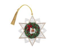 Villeroy & Boch Adorno navideño. estrella Christmas Classics Blanco-verde