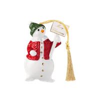 Villeroy & Boch Adorno navideño. muñeco de nieve Christmas Classics Blanco