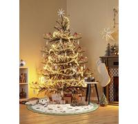 Villeroy & Boch Alfombra de diseño Nostalgic Shine Redonda, Toy's Delight, Techo de árbol de Navidad, árbol de Navidad y árbol de Navidad, para salón, Dormitorio, Comedor, Pasillo, Verde Multicolor,