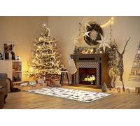 Villeroy & Boch Alfombra de diseño Nostalgic - Toy's Delight - Manta de árbol de Navidad, árbol de Navidad y árbol de Navidad, Camino para salón, Dormitorio, Comedor, Pasillo, Verde Multicolor, 80 x