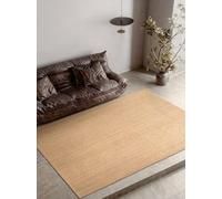 Villeroy & Boch Alfombra de yute Mirabelle - Alfombra de salón natural 100% yute, diseño de espiga - tejida a mano y natural - Fibra natural para salón, dormitorio, comedor - Oro natural, 160 x 230 cm