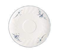Villeroy & Boch Vieux Luxembourg plato para tazón, 19 cm, Porcelana Premium, Blanco/Azul