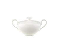 Villeroy & Boch Anmut Azucarero/Mermeladera para 6 Personas de 350 ml, Porcelana, Blanco, 17x15x22 cm