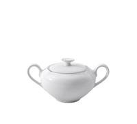 Villeroy & Boch Anmut Platinum No.1 Azucarero/Mermeladera para 6 Personas de 350 ml, Porcelana, Blanco, 17x15x22 cm