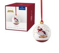 Villeroy & Boch - Annual Christmas Edition, Adorno, Bola de Navidad, edición Anual 2024, Porcelana Premium, Pieza Exclusiva de coleccionista, 6,5 x 6,5 x 8 cm