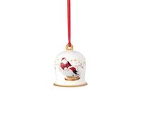 Villeroy & Boch - Annual Christmas Edition, Adorno, Campana, Campanilla de Navidad, decoración para el árbol, edición Anual 2024, Pieza Exclusiva de coleccionista, Porcelana Premium, 6 x 6 x 7 cm