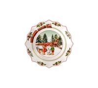 Villeroy & Boch - Annual Christmas Edition plato 2025 24 cm colorido, Navidad, plato navideño, pieza de coleccionista, vajilla navideña de cerámica, porcelana premium