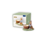 Villeroy & Boch - Annual Easter Edition huevera de Pascua 2026, porcelana Premium, figura de conejo pintada a mano con cesta de Pascua, decoración de Pascua, regalo de Pascua, pieza de coleccionista