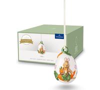 Villeroy & Boch - Annual Easter Edition Huevo de Pascua 2024, 5x5x7,5 cm, Porcelana Premium, edición Limitada para coleccionistas, Multicolor