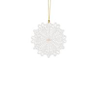 Villeroy & Boch Adorno navideño. copo de nieve Christmas Classics Blanco