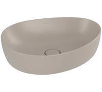 Villeroy & Boch Antao lavabo 51x40 cm oval sobre encimera marrón/beige 4A7351AM