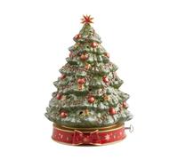 Villeroy & Boch Árbol de Navidad Toy's Delight con caja de música Blanco-rojo
