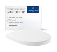 Villeroy & Boch Asiento para inodoro Architectura 98M9C101, Duroplast, cierre automático, blanco