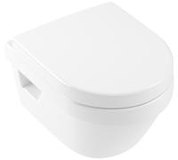 Villeroy & Boch Architectura Combi-Pack Wash-down WC in siento WC, White Alpine, 4687HRR1, Color: Cerámica Blanca