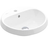 Villeroy & Boch Architectura lavabo 45x45 cm circular empotrado blanco 5A6545R1