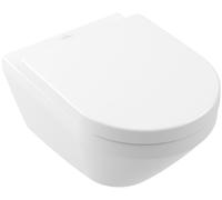 Villeroy & Boch Architectura taza de inodoro suspendido sin reborde con descarga de remolino blanco brillante 4694C0R1